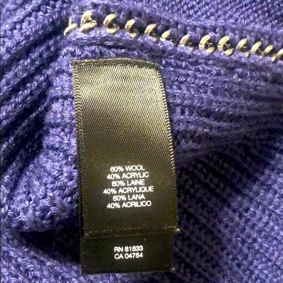 Kenneth Cole Sweater with chain detail size Medium - Picture 5 of 6